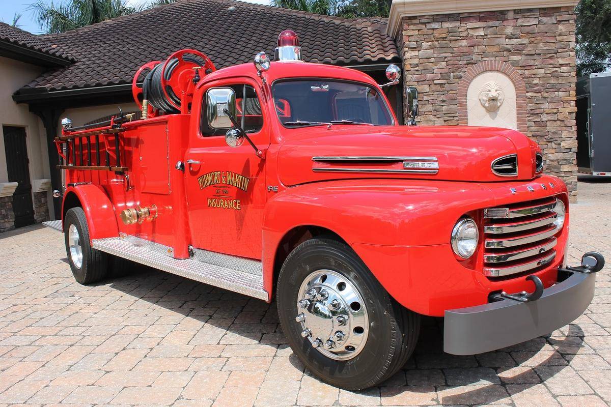 1948 Ford Fire Truck – $164,000 – Auto Seller Marketing